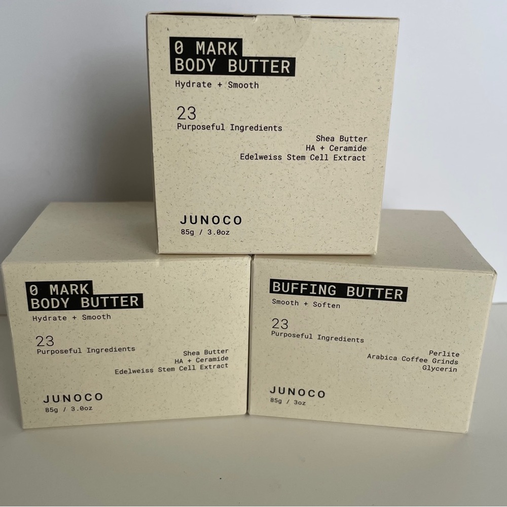 JUNOCO Body Butter and Scrub